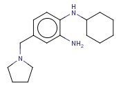 1-N-CYCLOHEXYL-4-(PYRROLIDIN-1-YLMETHYL)BENZENE-1,2-DIAMINE