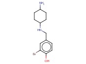4-([(4-AMINOCYCLOHEXYL)AMINO]METHYL)-2-<span class='lighter'>BROMOPHENOL</span>