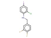 2-CHLORO-N-[(3,4-DIFLUOROPHENYL)METHYL]-<span class='lighter'>4-IODOANILINE</span>