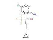 (S)-1-(2-AMINO-5-<span class='lighter'>CHLOROPHENYL</span>)-1-(TRIFLUOROMETHYL)-3-CYCLOPROPYL-2-<span class='lighter'>PROPYN-1-OL</span>