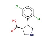 (3S,4R)-4-(2,5-二氯苯基)<span class='lighter'>吡咯烷</span>-3-羧酸