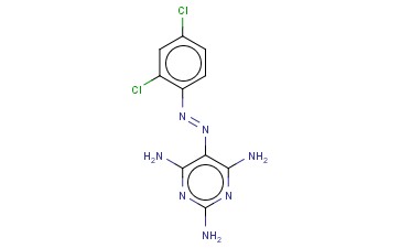 5-((2,4-DICHLOROPHENYL)<span class='lighter'>AZO</span>)-2,4,6-TRIAMINO-PYRIMIDINE