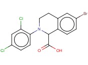 6-BROMO-2-(2,4-DICHLORO-PHENYL)-1,2,3,4-<span class='lighter'>TETRAHYDRO</span>-ISOQUINOLINE-1-CARBOXYLIC ACID
