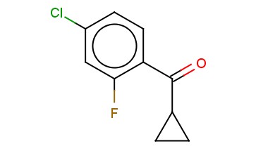 (<span class='lighter'>4-CHLORO-2-FLUOROPHENYL</span>)(<span class='lighter'>CYCLOPROPYL</span>)METHANONE