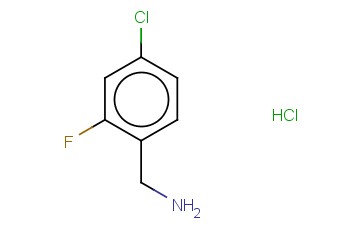 4-CHLORO-2-<span class='lighter'>FLUOROBENZYLAMINE</span> HCL