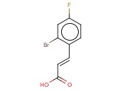 2-溴4-氟<span class='lighter'>肉桂酸</span>