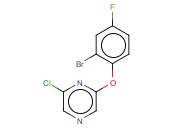 2-(2-BROMO-4-FLUOROPHENOXY)-6-<span class='lighter'>CHLOROPYRAZINE</span>