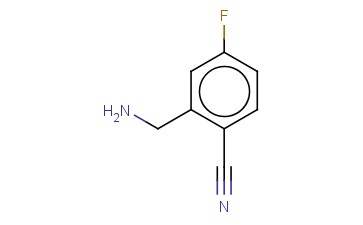 2-CYANO-5-<span class='lighter'>FLUOROBENZYLAMINE</span>