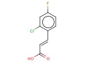 2-氯-4-氟<span class='lighter'>肉桂酸</span>