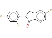 2-(2,4-DIFLUOROPHENYL)-5-FLUORO-1-<span class='lighter'>INDANONE</span>