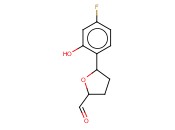 5-(4-FLUORO-2-HYDROXYPHENYL)<span class='lighter'>TETRAHYDROFURAN</span>-2-CARBALDEHYDE