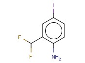 2-(DIFLUOROMETHYL)-<span class='lighter'>4-IODOANILINE</span>