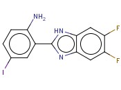 2-(5,6-DIFLUORO-1H-1,3-BENZODIAZOL-2-YL)-<span class='lighter'>4-IODOANILINE</span>