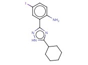 2-(5-CYCLOHEXYL-1H-1,2,4-TRIAZOL-3-YL)-<span class='lighter'>4-IODOANILINE</span>