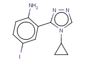 2-(4-CYCLOPROPYL-4H-1,2,4-TRIAZOL-3-YL)-<span class='lighter'>4-IODOANILINE</span>