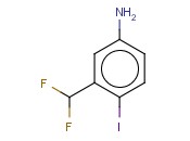 3-(DIFLUOROMETHYL)-<span class='lighter'>4-IODOANILINE</span>