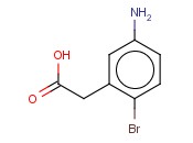 5-AMINO-2-<span class='lighter'>BROMOPHENYLACETIC</span> ACID