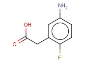 5-AMINO-2-<span class='lighter'>FLUOROPHENYLACETIC</span> ACID