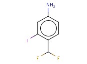 4-(DIFLUOROMETHYL)-<span class='lighter'>3-IODOANILINE</span>