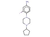 4-(4-CYCLOPENTYLPIPERAZIN-1-YL)-<span class='lighter'>3-IODOANILINE</span>