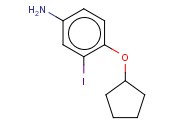 4-(CYCLOPENTYLOXY)-<span class='lighter'>3-IODOANILINE</span>