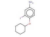 4-(CYCLOHEXYLOXY)-<span class='lighter'>3-IODOANILINE</span>
