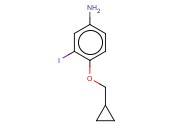 4-(CYCLOPROPYLMETHOXY)-<span class='lighter'>3-IODOANILINE</span>