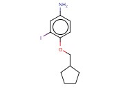4-(CYCLOPENTYLMETHOXY)-<span class='lighter'>3-IODOANILINE</span>