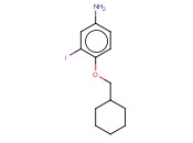 4-(CYCLOHEXYLMETHOXY)-<span class='lighter'>3-IODOANILINE</span>