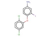 4-(2,5-DICHLOROPHENOXY)-<span class='lighter'>3-IODOANILINE</span>