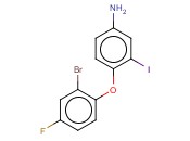 4-(2-BROMO-4-FLUOROPHENOXY)-<span class='lighter'>3-IODOANILINE</span>