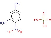 P-NITRO-M-<span class='lighter'>PHENYLENEDIAMINE</span> SULFATE