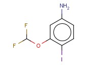 3-(DIFLUOROMETHOXY)-<span class='lighter'>4-IODOANILINE</span>