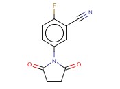 5-(2,5-DIOXOPYRROLIDIN-1-YL)-<span class='lighter'>2-FLUOROBENZONITRILE</span>