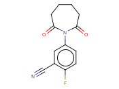 5-(2,7-DIOXOAZEPAN-1-YL)-<span class='lighter'>2-FLUOROBENZONITRILE</span>