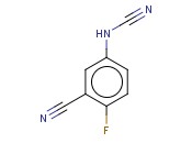 5-(CYANOAMINO)-<span class='lighter'>2-FLUOROBENZONITRILE</span>