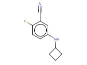 5-(CYCLOBUTYLAMINO)-<span class='lighter'>2-FLUOROBENZONITRILE</span>