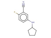 5-(CYCLOPENTYLAMINO)-<span class='lighter'>2-FLUOROBENZONITRILE</span>