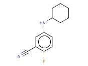 5-(CYCLOHEXYLAMINO)-<span class='lighter'>2-FLUOROBENZONITRILE</span>