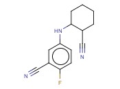5-[(2-CYANOCYCLOHEXYL)AMINO]-<span class='lighter'>2-FLUOROBENZONITRILE</span>