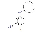 5-(CYCLOOCTYLAMINO)-<span class='lighter'>2-FLUOROBENZONITRILE</span>