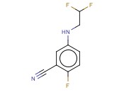 5-[(2,2-DIFLUOROETHYL)AMINO]-<span class='lighter'>2-FLUOROBENZONITRILE</span>