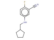 5-[(CYCLOPENTYLMETHYL)AMINO]-<span class='lighter'>2-FLUOROBENZONITRILE</span>