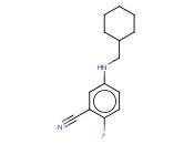 5-[(CYCLOHEXYLMETHYL)AMINO]-<span class='lighter'>2-FLUOROBENZONITRILE</span>