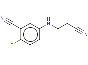 5-[(2-CYANOETHYL)AMINO]-<span class='lighter'>2-FLUOROBENZONITRILE</span>