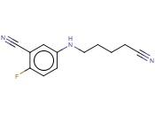 5-[(4-CYANOBUTYL)AMINO]-<span class='lighter'>2-FLUOROBENZONITRILE</span>