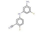 5-[(3-AMINO-5-FLUOROPHENYL)AMINO]-<span class='lighter'>2-FLUOROBENZONITRILE</span>