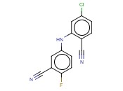 5-[(5-CHLORO-2-CYANOPHENYL)AMINO]-<span class='lighter'>2-FLUOROBENZONITRILE</span>