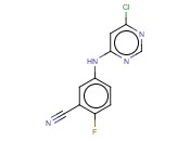 5-[(6-CHLOROPYRIMIDIN-4-YL)AMINO]-<span class='lighter'>2-FLUOROBENZONITRILE</span>