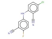 5-[(4-CHLORO-2-CYANOPHENYL)AMINO]-<span class='lighter'>2-FLUOROBENZONITRILE</span>